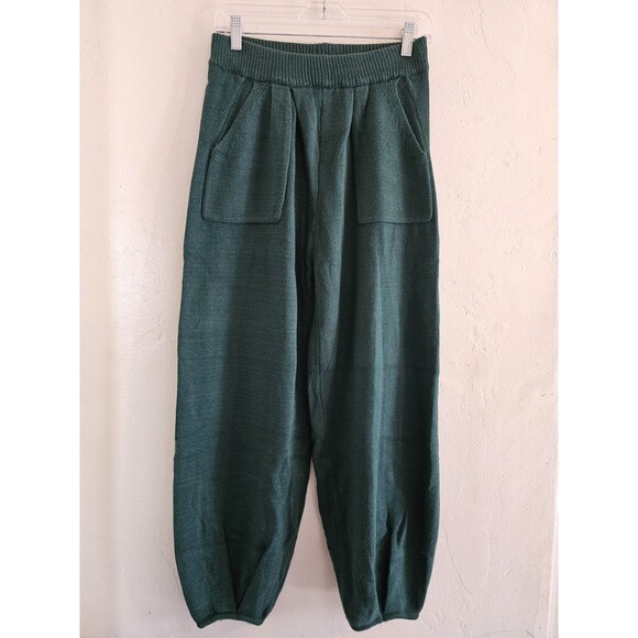 Unbrand Loungewear Sleepwear Wide Leg Pants Casual Green Size Medium - Picture 2 of 9